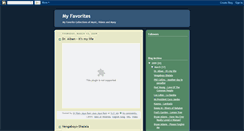 Desktop Screenshot of myfavmuzic.blogspot.com