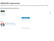 Tablet Screenshot of megaline-suplementos.blogspot.com