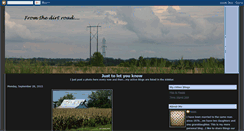 Desktop Screenshot of fromthedirtroad.blogspot.com