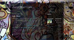 Desktop Screenshot of justmarian.blogspot.com