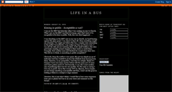 Desktop Screenshot of life-in-a-bus.blogspot.com