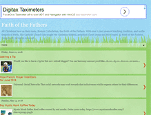 Tablet Screenshot of faithofthefathers.blogspot.com