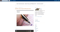 Desktop Screenshot of business-development-insight.blogspot.com
