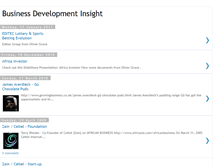 Tablet Screenshot of business-development-insight.blogspot.com