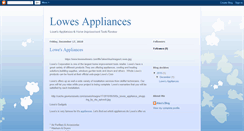 Desktop Screenshot of lowesappliances.blogspot.com
