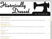 Tablet Screenshot of historicallydressed.blogspot.com