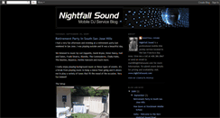 Desktop Screenshot of nightfallsound.blogspot.com