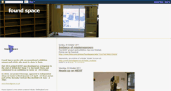 Desktop Screenshot of foundspaceuk.blogspot.com