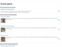 Tablet Screenshot of foundspaceuk.blogspot.com