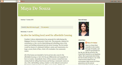 Desktop Screenshot of mayadesouza.blogspot.com