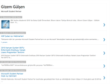 Tablet Screenshot of gizemgulsen.blogspot.com