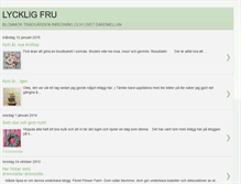 Tablet Screenshot of lyckligfru.blogspot.com