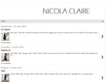 Tablet Screenshot of nicola-claire.blogspot.com