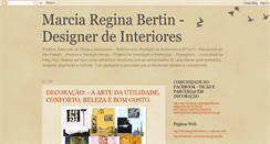 Desktop Screenshot of marciareginadesigndeinteriores.blogspot.com