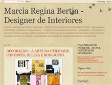 Tablet Screenshot of marciareginadesigndeinteriores.blogspot.com