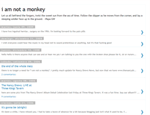 Tablet Screenshot of iamnotamonkey.blogspot.com