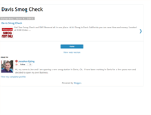 Tablet Screenshot of davissmogcheck.blogspot.com