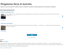 Tablet Screenshot of kerjaaustralia.blogspot.com