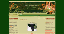 Desktop Screenshot of gayasopan.blogspot.com