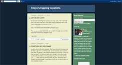 Desktop Screenshot of elleysscrappingcreations.blogspot.com