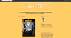 Desktop Screenshot of heygorgeousboutique.blogspot.com