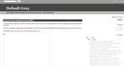 Desktop Screenshot of defaultgrey.blogspot.com