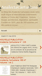 Mobile Screenshot of analectacartusiana.blogspot.com