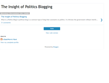 Tablet Screenshot of inside-blogpolitics.blogspot.com