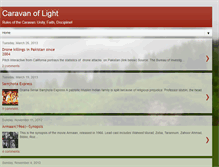 Tablet Screenshot of caravanoflight.blogspot.com