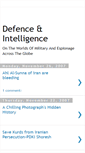 Mobile Screenshot of defence-and-intelligence.blogspot.com