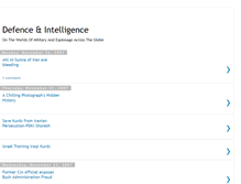 Tablet Screenshot of defence-and-intelligence.blogspot.com