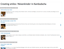 Tablet Screenshot of creating-smiles.blogspot.com