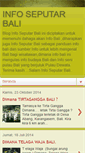 Mobile Screenshot of infoseputarbali.blogspot.com