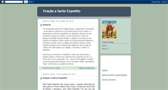 Desktop Screenshot of oracaoasantoexpedito.blogspot.com