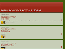 Tablet Screenshot of evenilsonsantana.blogspot.com
