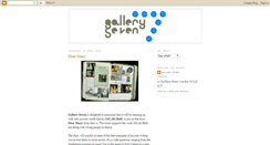 Desktop Screenshot of galleryseven.blogspot.com