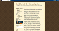 Desktop Screenshot of globalcashflownetwork-experience.blogspot.com