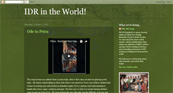 Desktop Screenshot of idrintheworld.blogspot.com