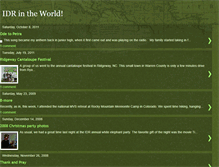 Tablet Screenshot of idrintheworld.blogspot.com