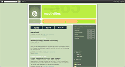 Desktop Screenshot of mactivities.blogspot.com