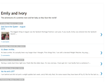 Tablet Screenshot of emilyandivory.blogspot.com