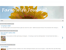 Tablet Screenshot of farmwifejournal.blogspot.com