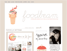 Tablet Screenshot of foodbeam.blogspot.com