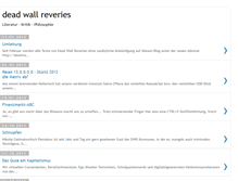 Tablet Screenshot of deadwallreveries.blogspot.com