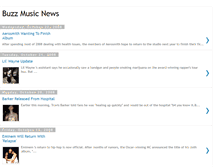 Tablet Screenshot of buzzmusicnews.blogspot.com