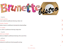 Tablet Screenshot of brunettebistro.blogspot.com