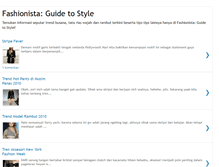 Tablet Screenshot of fashionista-guidetostyle.blogspot.com