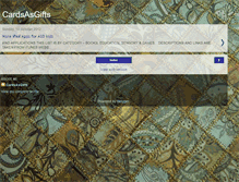 Tablet Screenshot of cardsasgifts.blogspot.com