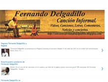 Tablet Screenshot of cancionesfernandodelgadillo.blogspot.com