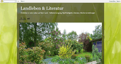 Desktop Screenshot of landleben-literatur.blogspot.com